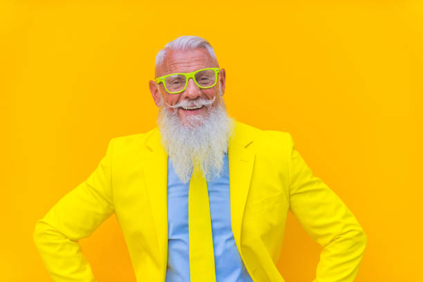 istock Stylish hipster senior man 1183426948
