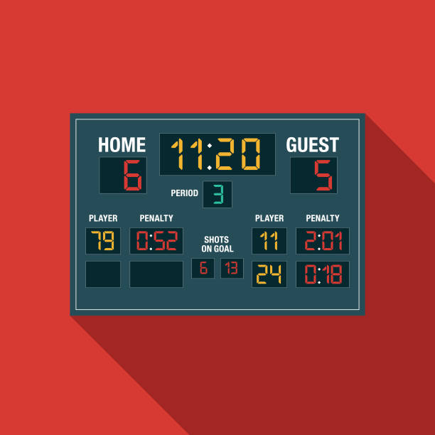 550+ Hockey Scoreboard Stock Illustrations, Royalty-Free Vector