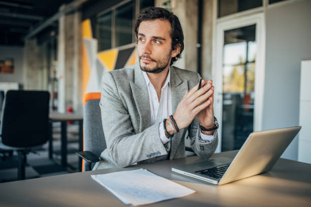 istock Businessman working on laptop 1183430465
