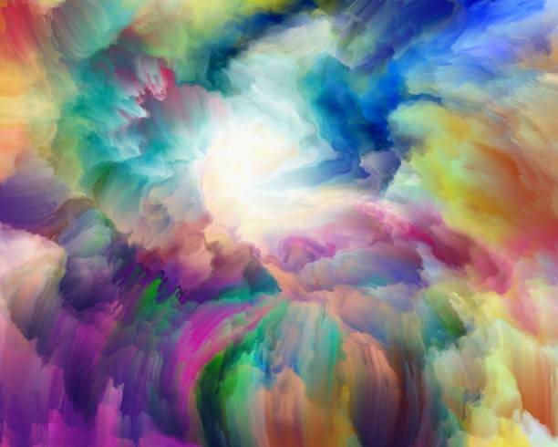 istock Color in motion, metaphor on the subject of design, creativity and imagination 1183432725