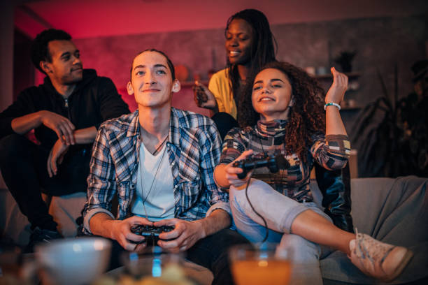 istock Friends playing video games 1183434539