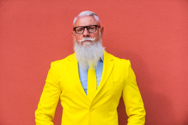 istock Stylish hipster senior man 1183435860