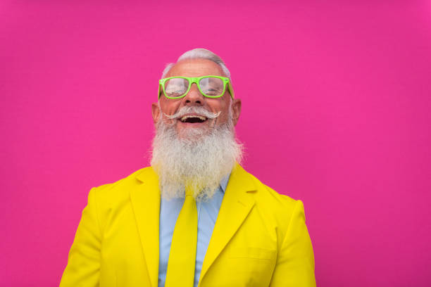 istock Stylish hipster senior man 1183436200