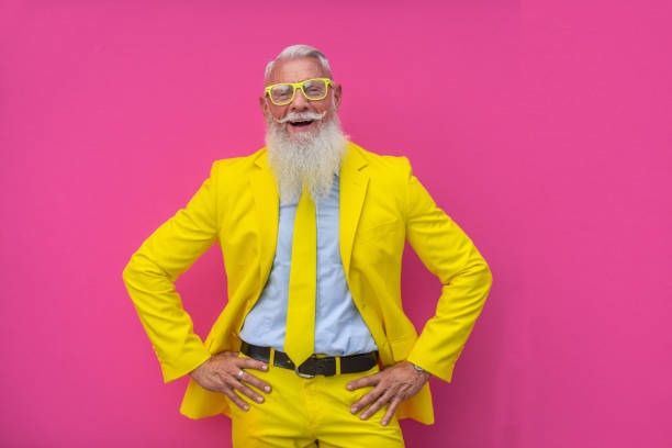 istock Stylish hipster senior man 1183436369