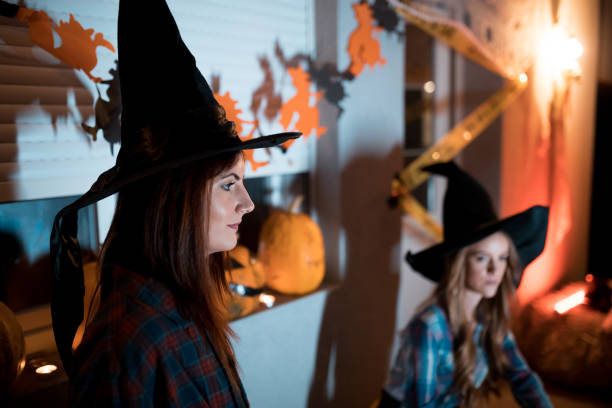 istock Girls ready for halloween party 1183442180