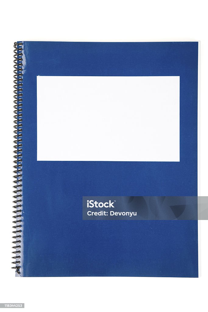 Blue escola Livro didático, notebooks - Foto de stock de Agenda pessoal royalty-free