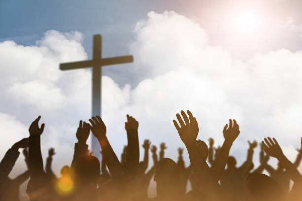 istock Christmas concept worship and praise God 3D render 1183442683