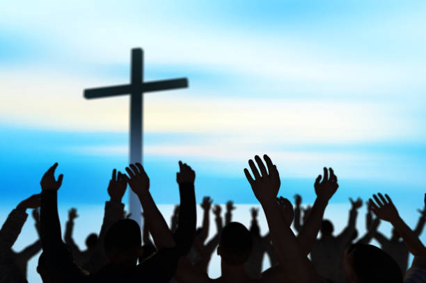 istock Christmas concept worship and praise God 3D render 1183442706
