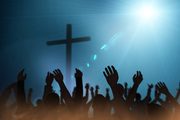 istock Christmas concept worship and praise God 3D render 1183442717