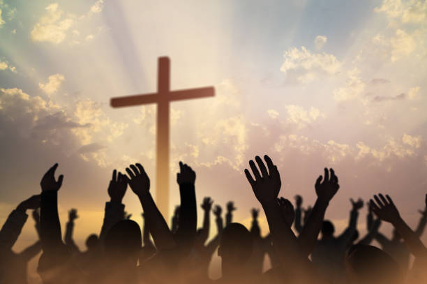 istock Christmas concept worship and praise God 3D render 1183442742
