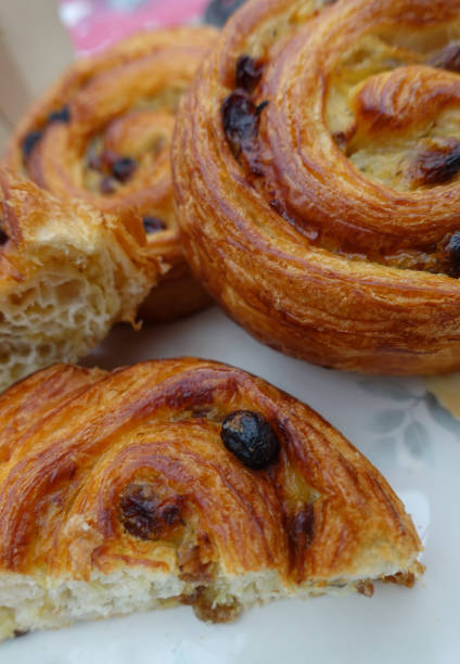 istock Raisin buns for breakfast  French gastronomy 1183452267