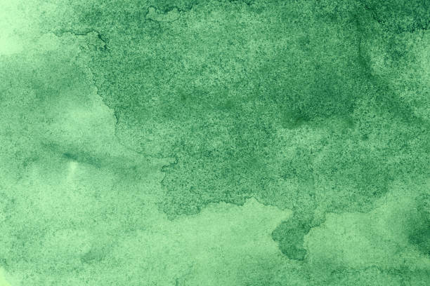 istock Abstract green watercolor background texture 1183453187
