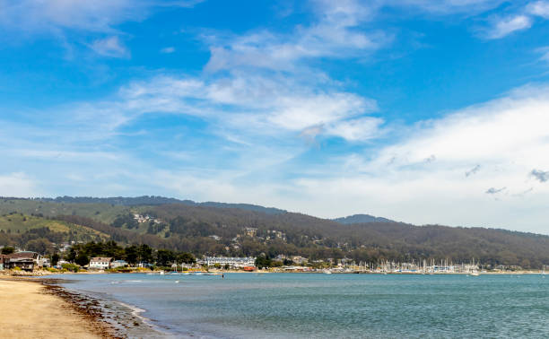 Pillar Point Harbor, El Grenada/Half Moon Bay, Highway 1, Northern California. Pillar Point Harbor, El Grenada/Half Moon Bay, Highway 1, Northern California. mavericks california stock pictures, royalty-free photos & images