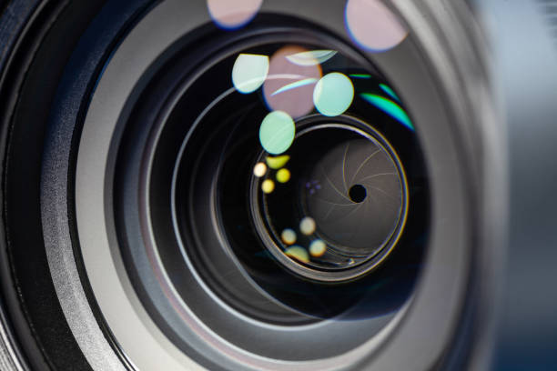 istock Macro Photo Of Camera Lens And Aperture 1183468971