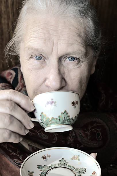 istock Friendly senior woman 118346933