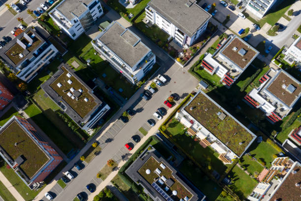 istock Residential Buildings from Directly Above 1183471312