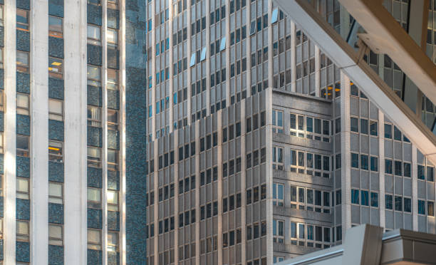 istock Modern office building close up in Hong Kong 1183473801