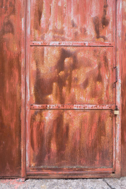 istock An aged metal door 1183474839