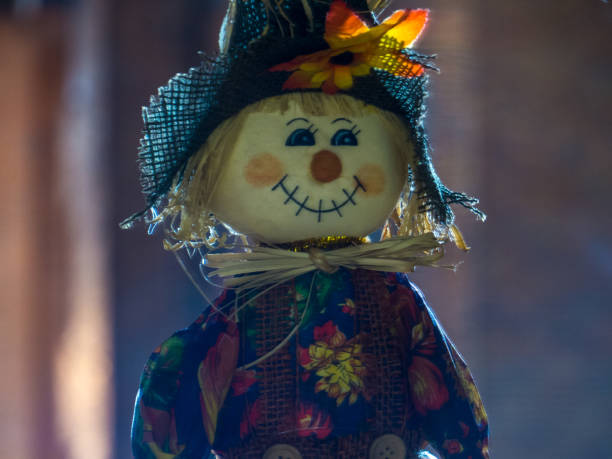istock Halloween ornament scarecrow rag doll 1183475561