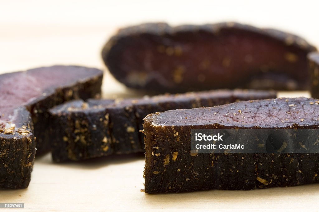 Biltong blocchi - Foto stock royalty-free di Carne essiccata