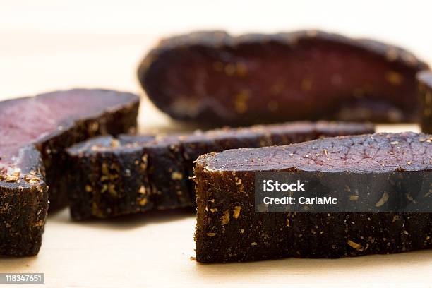 Biltong Blocchi - Fotografie stock e altre immagini di Carne essiccata - Carne essiccata, Manzo, Alimenti secchi