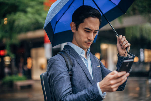 istock Businessman in the city 1183477599
