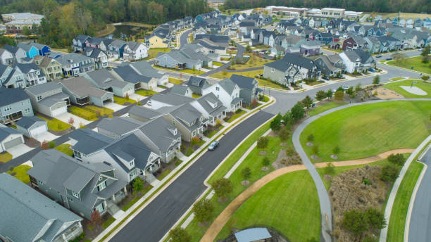 istock Aerial of Residential Development 1183486827