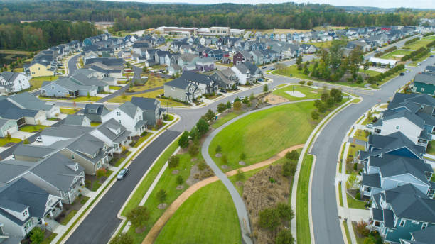 istock Aerial of Residential Development 1183487215