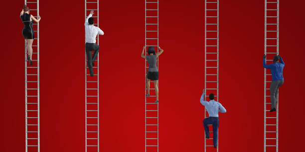 istock Climbing the Corporate Ladder 1183496448