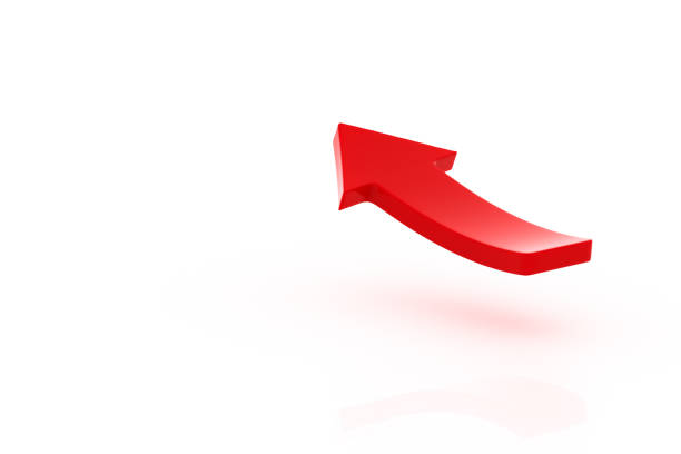 istock 3D illustration of arrow pointing left 1183497355