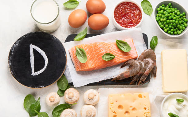 istock Foods rich in vitamin D 1183498247