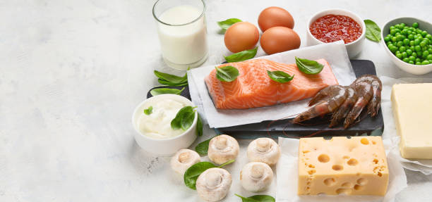 istock Foods rich in vitamin D 1183498263