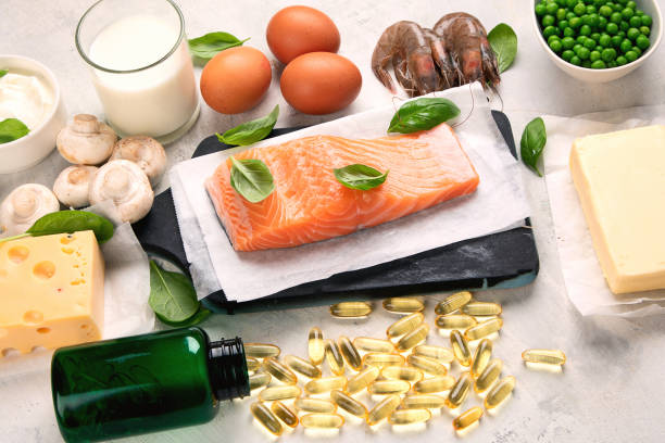 istock Foods rich in vitamin D 1183498303