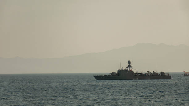 istock Bodrum, Turkey-June 2019 : Turkish warship in the Harbor . 1183499323