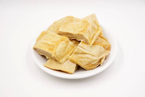 Vegetarian beancurd with spiced duck flavor