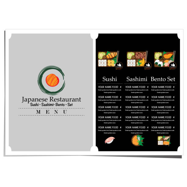 istock bento sushi set japanese food restaurant menu template design graphic 1183502391