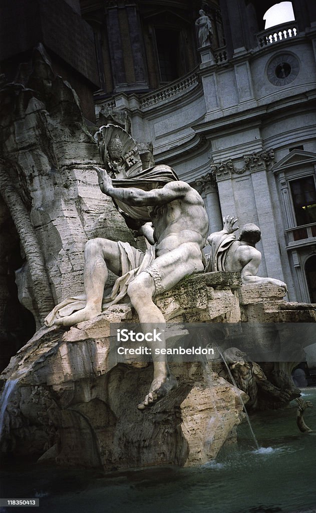 Fountain рек, Рим, Италия - Стоковые фото Архитектура роялти-фри