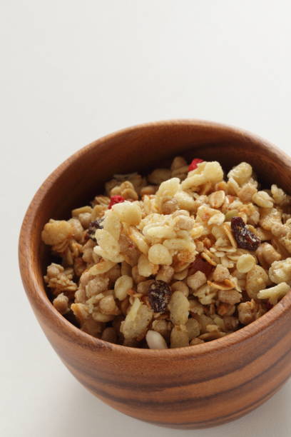 istock Healthy breakfast, dried fruit and granola 1183505130