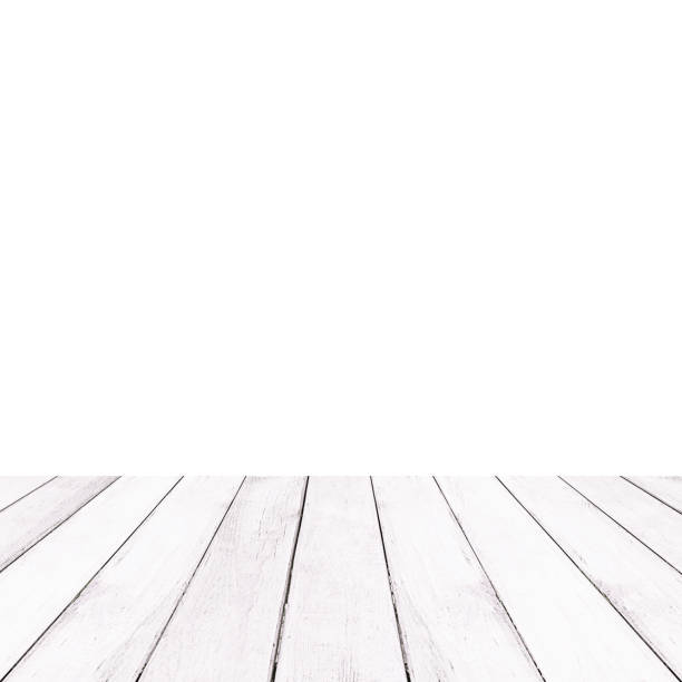 istock Wooden white balcony on white background 1183508341