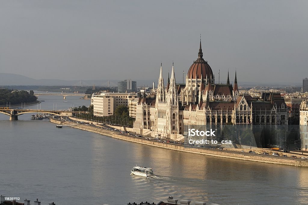 Венгерский парламент - Стоковые фото Здание парламента - Лондон роялти-фри