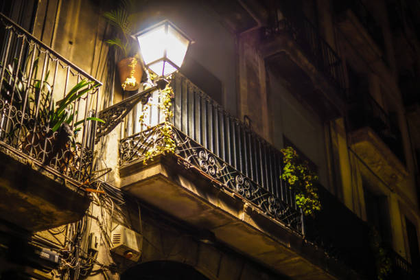 istock Spain Barcelona skyline (night view) 1183511226