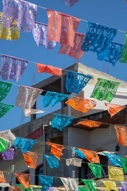 istock Flags over Sayualita Mexico 1183514267