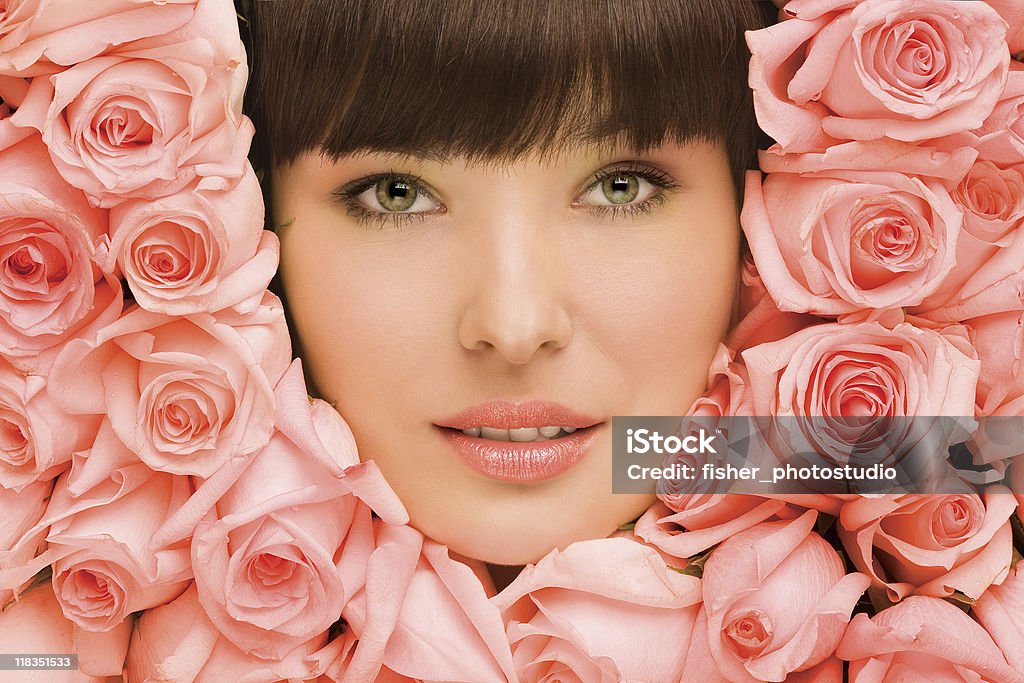 Garota florais. - Foto de stock de Acordo royalty-free