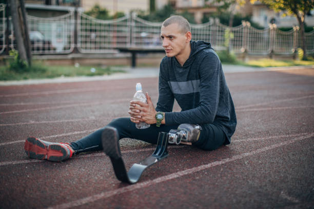 istock Sports man with prosthetic leg 1183526428