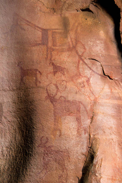 istock Prehisric Cave Art, Bhimbetka 1183539506