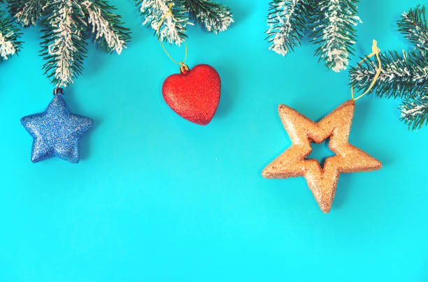 istock Christmas background and decor. New Year. Selective focus. 1183541804