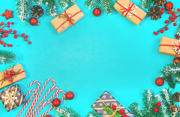 istock Christmas background and decor. New Year. Selective focus. 1183542035