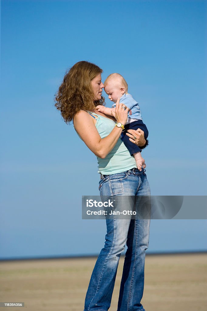 Mutter und baby - Lizenzfrei Alleinerzieherin Stock-Foto