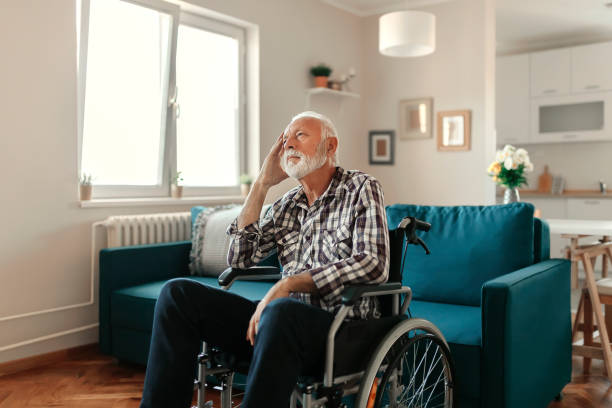 istock Disabled Man in Wheelchair 1183544374