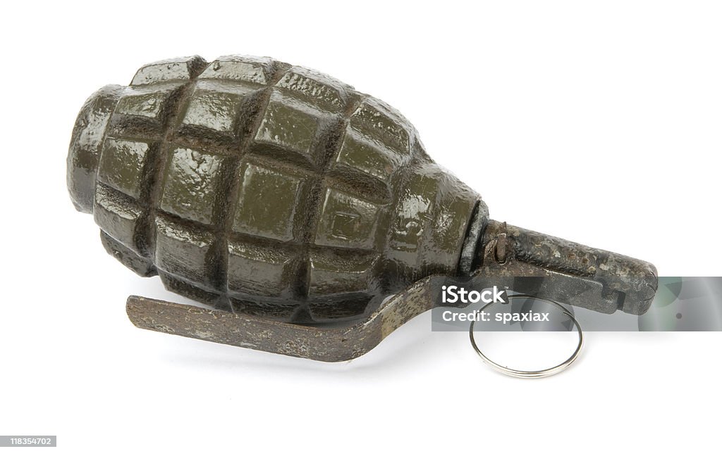 Old Hand Grenade  Bomb Stock Photo